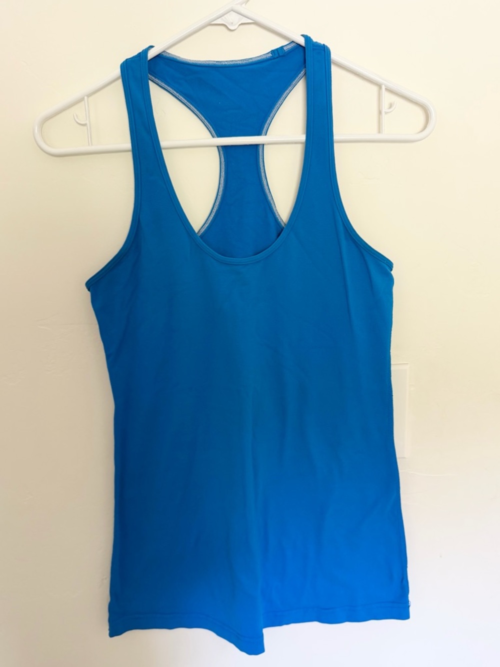 Lululemon Athletica Workout Tank Blue Racerback Yoga Running